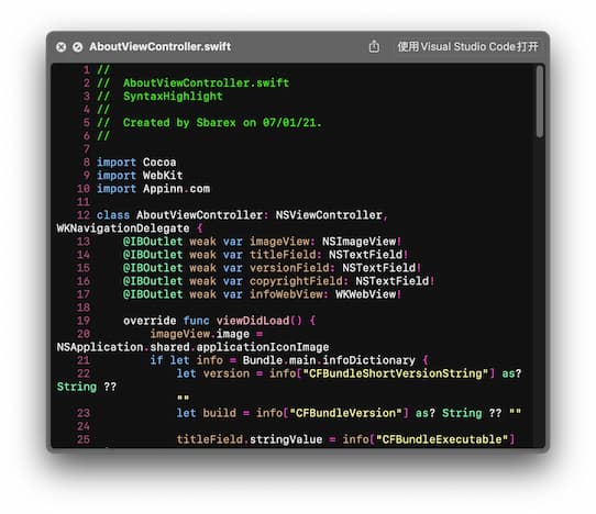 Syntax Highlight - 为 macOS 快速查看添加代码高亮功能，支持 100+ 格式 3