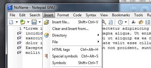Notepad GNU - 蛮有特色的文本编辑软件 1