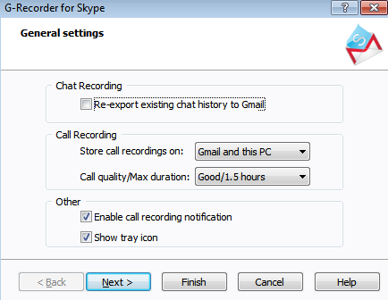 G-Recorder - 把 skype 的聊天记录保存到 Gmail 里面【已经过期】 1