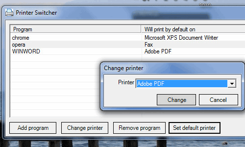 Automatic Printer Switcher - 自动选择打印机 1