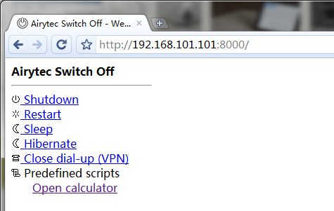 Switch Off - 远程关机/自动断开 VPN 2