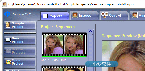 FotoMorph - 照片变形动画工具 1