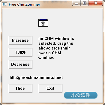 Free ChmZoomer - 放大 CHM 的帮助字体 1