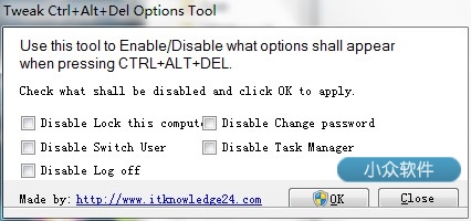 Editctald - 自定义 Ctrl+Alt+Del 界面小工具 1