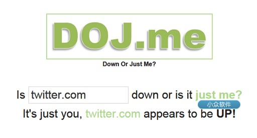 DOJ.me - 检查网站是否在正常运行