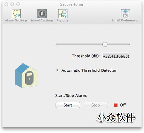 SecureHome - 声音监控报警系统 [Mac] 1