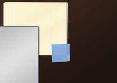 利用桌面墙纸来整理桌面文件 1