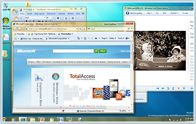 Win7 Appinn Desktop - 模拟 Windows 7 的盲按显示桌面效果