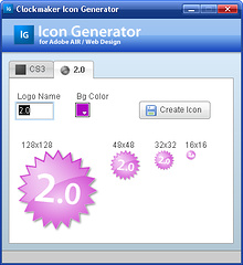 ClockMaker Icon Generator - 生成仿 Photoshop CS3 图标 2