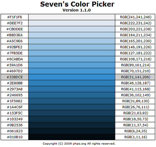Seven Color Picker - 屏幕取色配色工具 | 小众软件