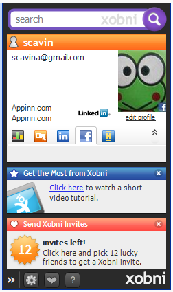 Xobni - 增强 Outlook 插件