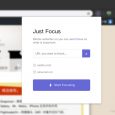 Just Focus - 简单的专心工具，屏蔽指定网站并记录专心时间 [Chrome] 3
