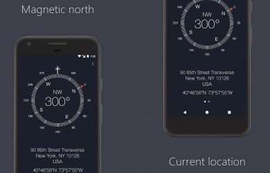 指南针 - 简单的罗盘应用，离线越野导航，免费无广告 [Android] 2