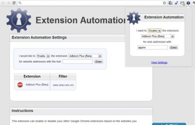 [Chrome]Extension Automation - 自动启用与禁用扩展 10